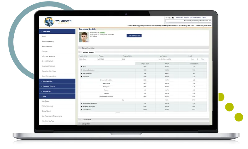 WebAdmit Insights Holistic How It Works