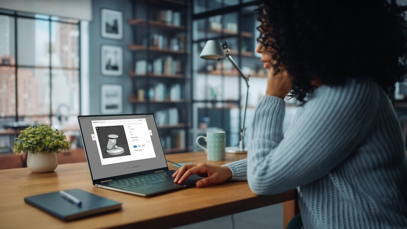 slideroom stock photo mock up