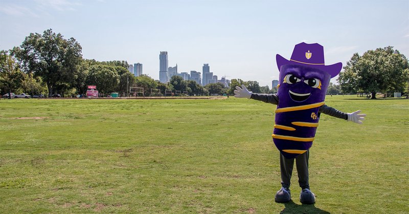 Concordia University Texas Mascot on Campus